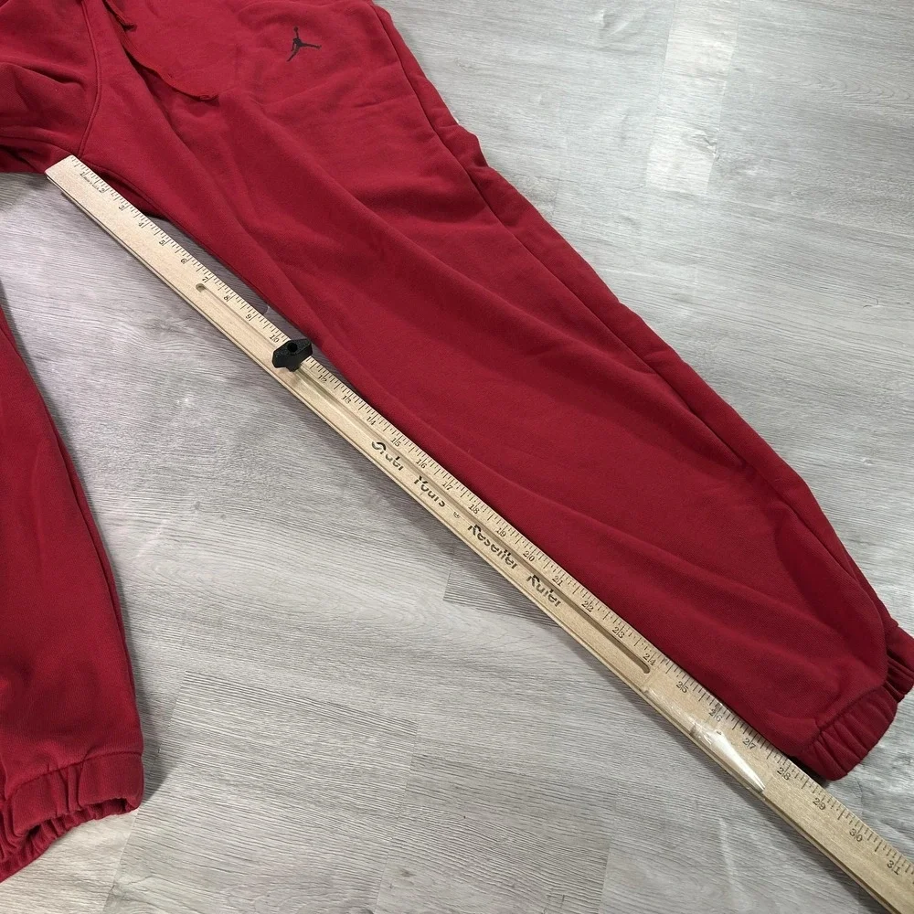 Jordan Dri-FIT Sweatpants Mens Medium Red Fleece Jogger‎ Athletic FV8608-687